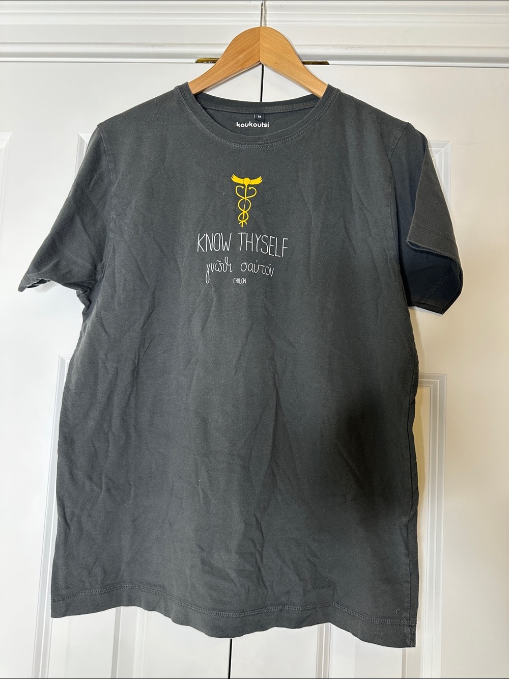 Greek Know Thyself Tee SzM